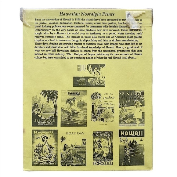 VINTAGE 1984 Hawaiian Prints Nostalgia Photos from Liberty House Set of … - Picture 5 of 7